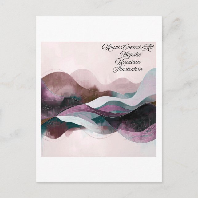 Carte Postale Abstract Art Design | Modern Minimalist (Devant)