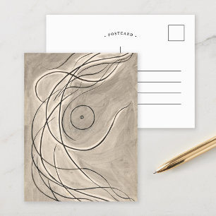 Carte Postale Abstraction de la danse   Abraham Walkowitz