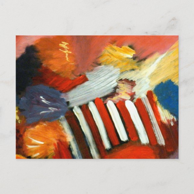 Carte Postale Abstrait au cirque (Devant)