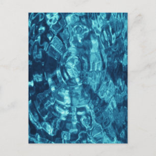 Carte Postale Abstrait bleu