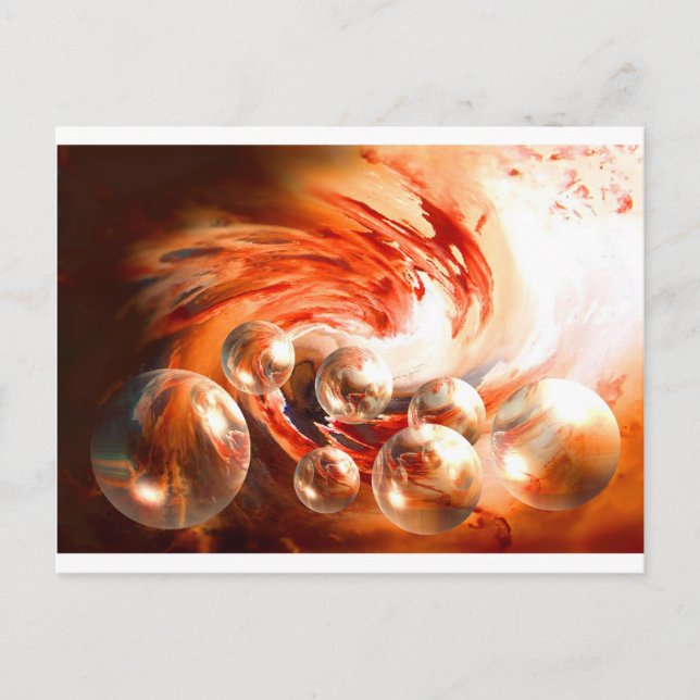 Carte Postale Abstrait contemporain (Devant)