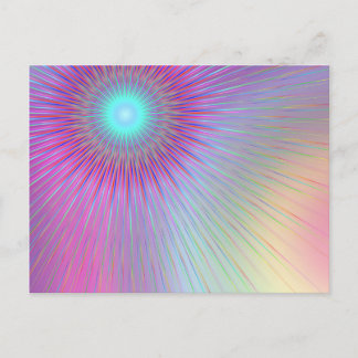 Carte Postale Abstrait géométrique pastel.