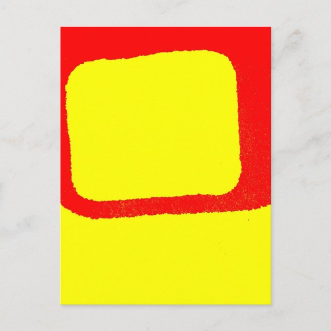 Carte Postale Abstrait minimaliste (Devant)