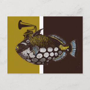 Carte postale Abstraite clown