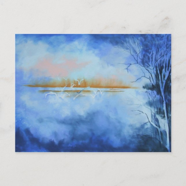 Carte postale Abstraite Dawn Flight (Devant)