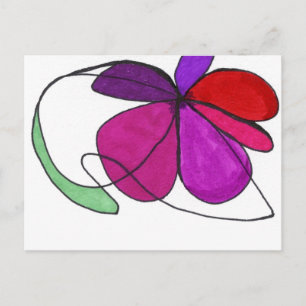 Carte postale Abstraite "Flower Dance"