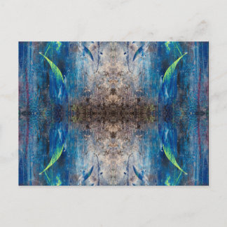 Carte postale abstraite Kaléidoscope multicolore