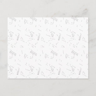 Carte postale abstraite minimaliste de luxe