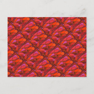 Carte postale Abstraite "Study in Reds"