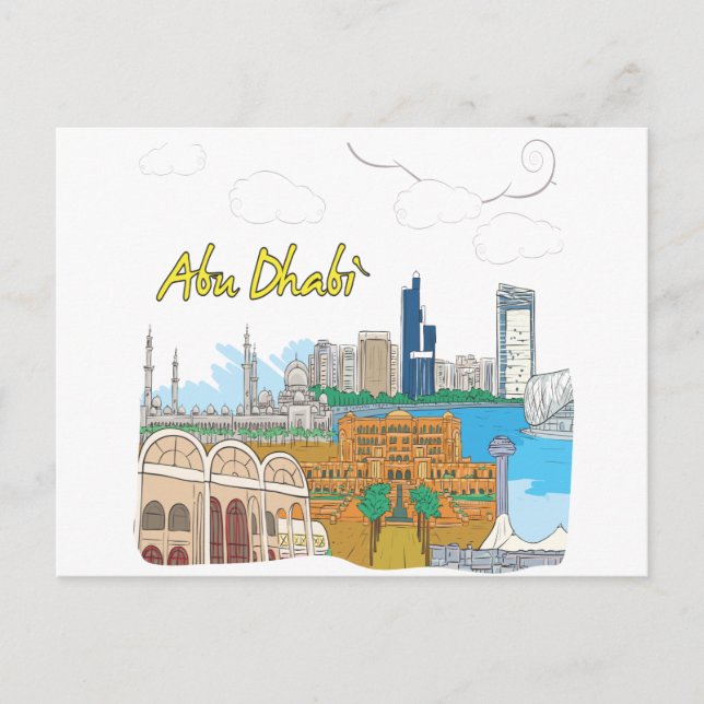 Carte Postale Abu Dhabi (Devant)
