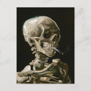 Carte Postale Academia sombre Squelette esthétique Van Gogh