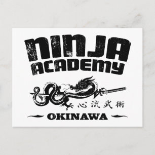Carte Postale Académie de Ninja Okinawa Tua Bill