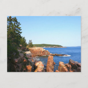 Carte Postale Acadia Rocky Beach près de Thunder Hole