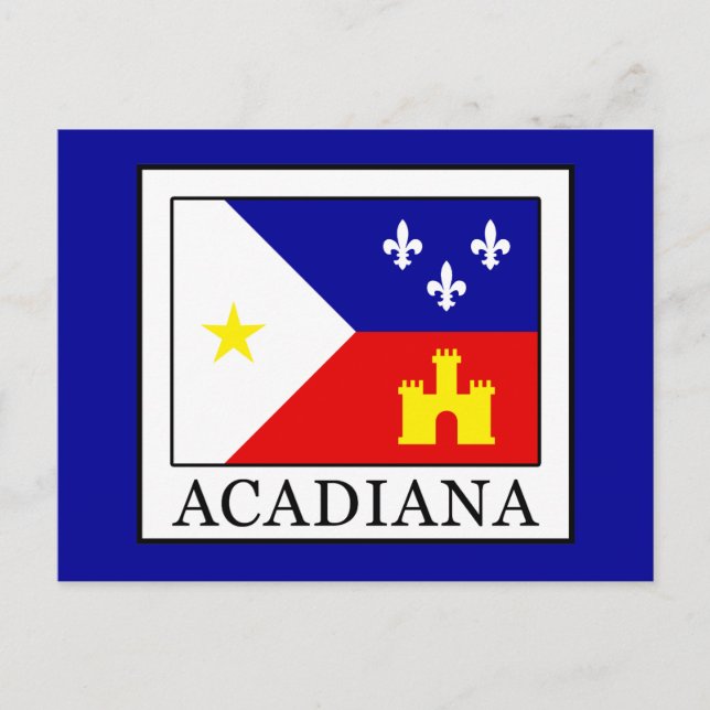 Carte Postale Acadiana (Devant)