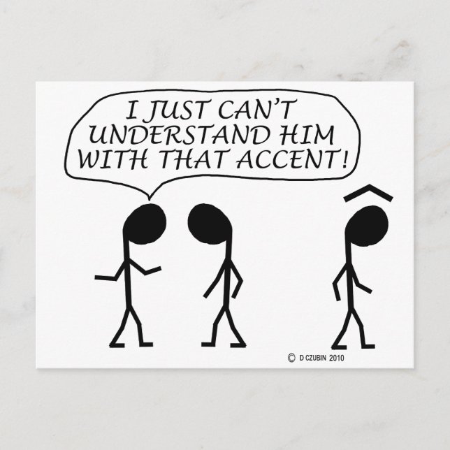 Carte Postale Accent (Devant)