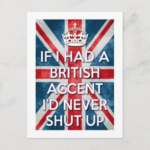 Carte Postale Accent britannique