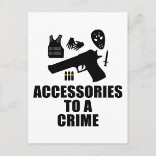 Carte Postale Accessoires pour un crime