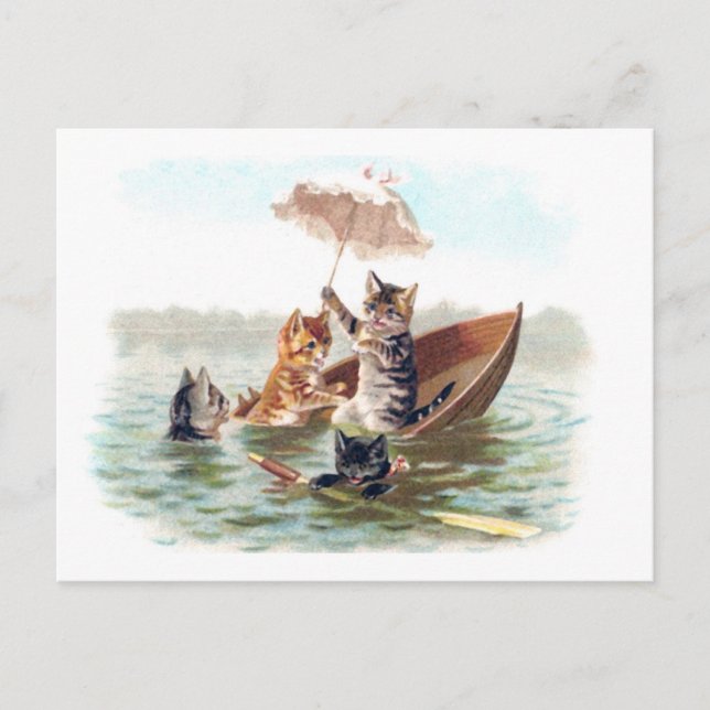 Carte Postale Accident nautique (Devant)