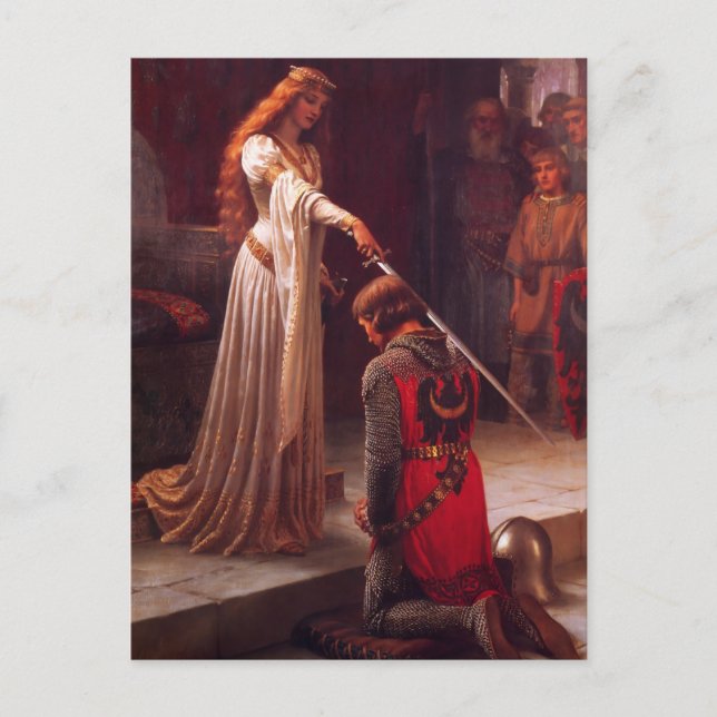 Carte Postale Accolade - Le Chevalier (Devant)