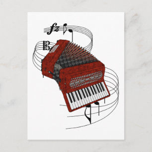 Carte Postale Accordéon