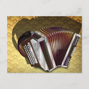 Carte Postale Accordéon