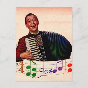 Carte Postale accordéon