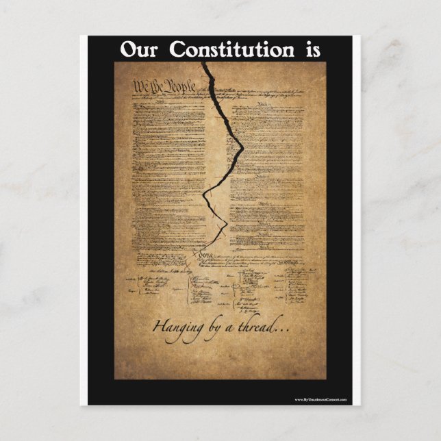 Carte Postale Accrocher par un thread (Devant)