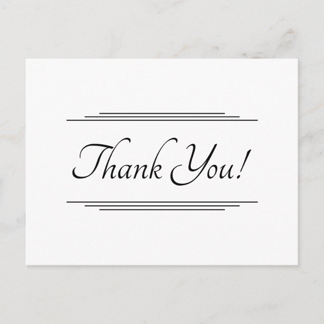 Carte postale accrocheuse de "Merci !" (Devant)