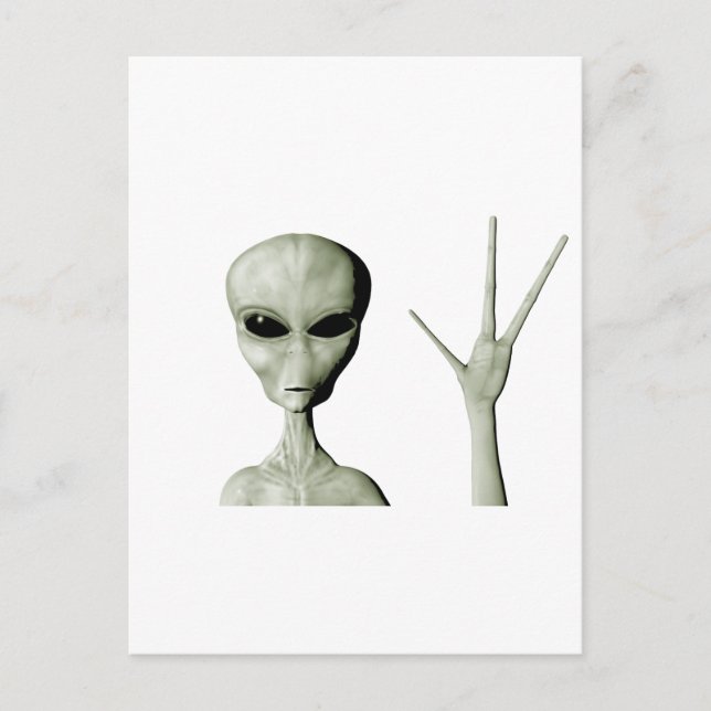 Carte Postale Accueil Alien (Devant)
