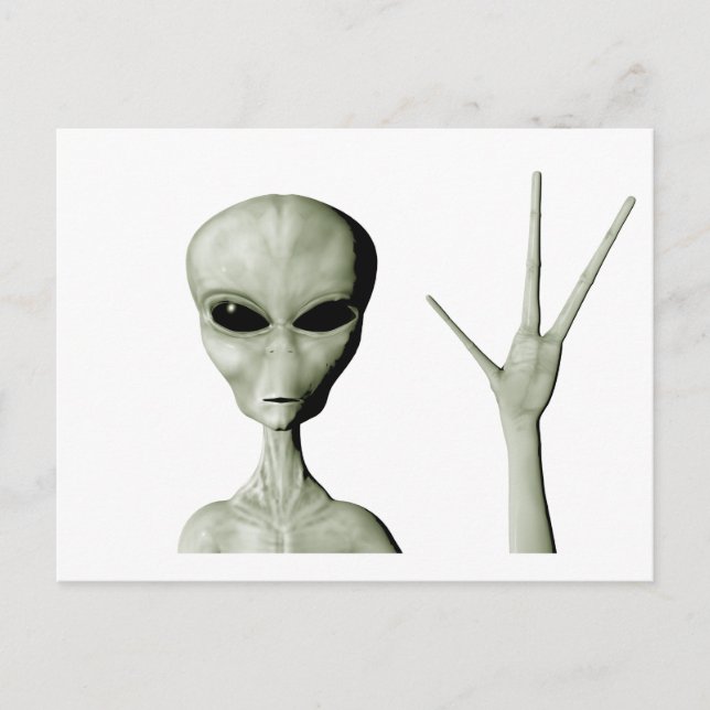 Carte Postale Accueil Alien (Devant)