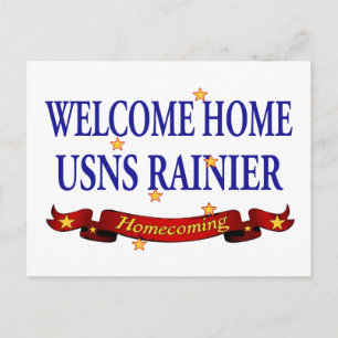 Carte Postale Accueil Bienvenue USNS Rainier