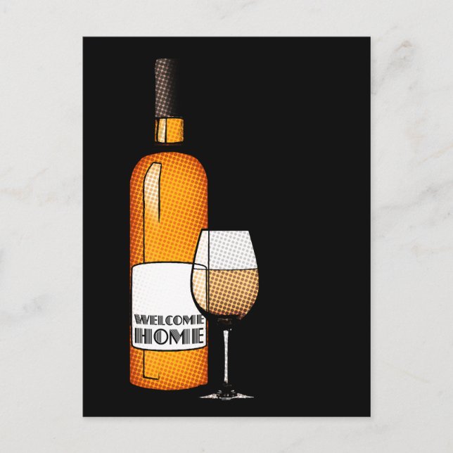 Carte Postale accueil champagne (Devant)