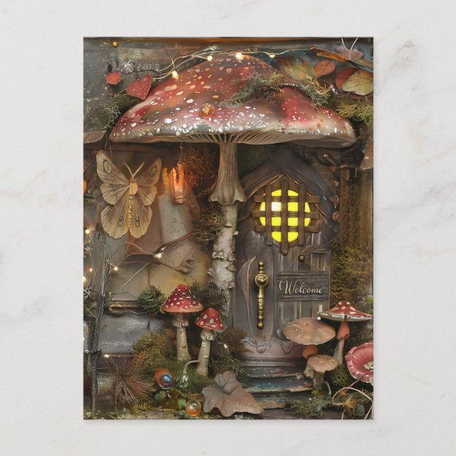 Carte Postale Accueil de la Motte de Fée Cottagecore (Devant)