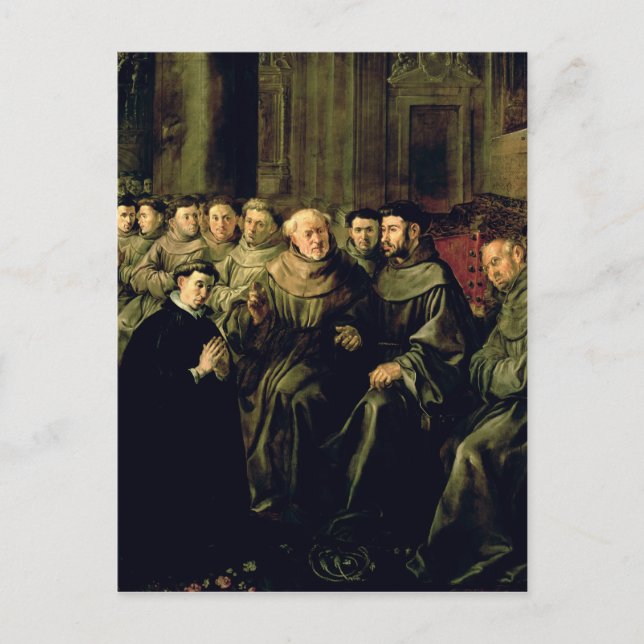 Carte Postale Accueil de Saint Bonaventure dans le franciscain (Devant)
