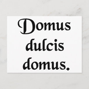 Carte Postale Accueil douce maison.