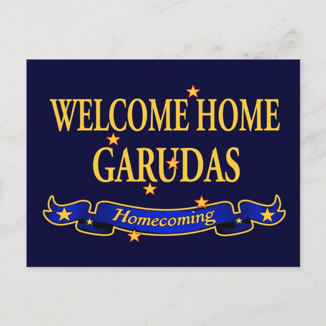 Carte Postale Accueil Garudas (Devant)