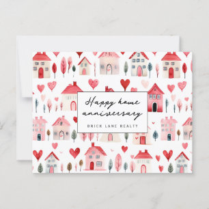 Carte Postale Accueil Joyeux Anniversaire Cute House Maisons Imm