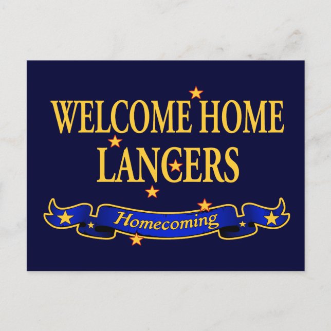 Carte Postale Accueil Lancers (Devant)