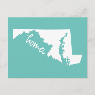Carte Postale Accueil Maryland Couleur personnalisée