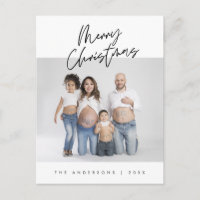 Accueil moderne, Joyeux Noël Photo de famille