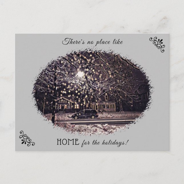 Carte Postale Accueil pour les Fêtes (Devant)