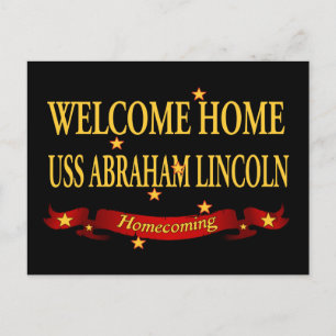Carte Postale Accueil USS Abraham Lincoln