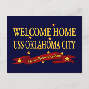 Carte Postale Accueil USS Oklahoma City