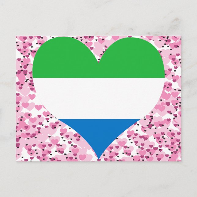 Carte Postale Acheter drapeau de la Sierra Leone (Devant)