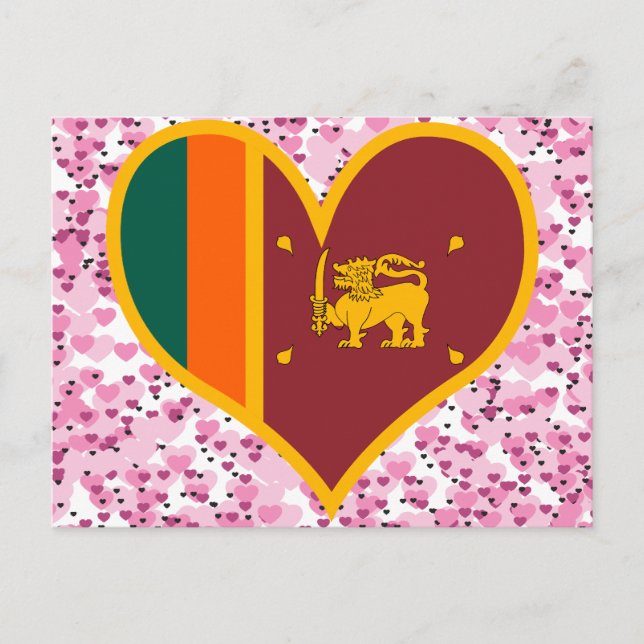 Carte Postale Acheter Drapeau Sri Lanka (Devant)