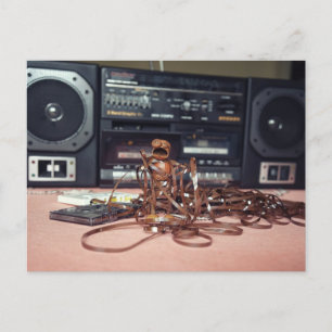 Carte Postale Acorn elf s'est emmêlé dans la bande de musique - 