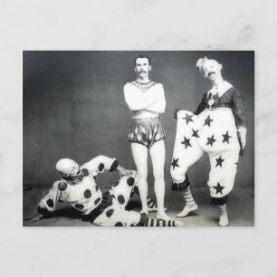 Carte postale Acrobat et Clowns