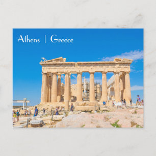 Carte Postale Acropole à Athènes, Grèce