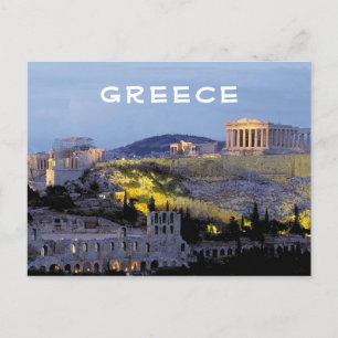 Carte Postale Acropole Athènes Grèce