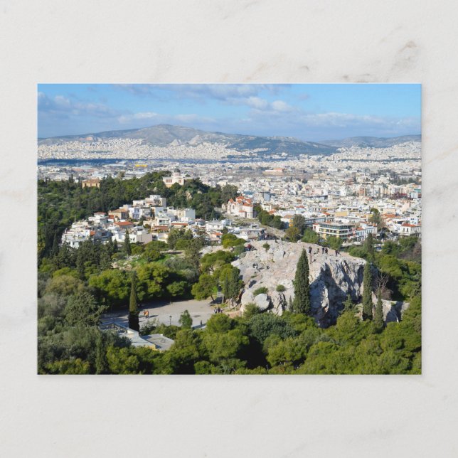Carte Postale Acropolis D'Athènes (Devant)